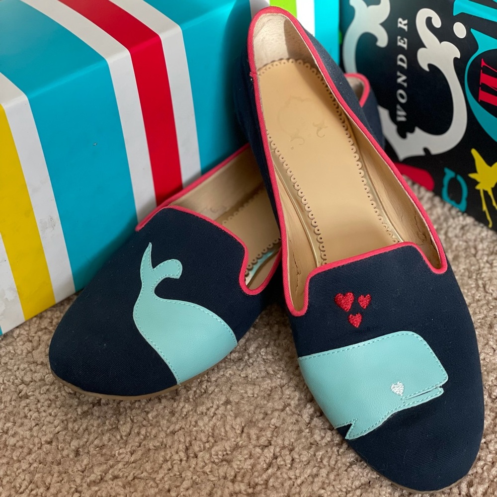 C.Wonder Navy Whale Loafers (Women’s US Size 9)